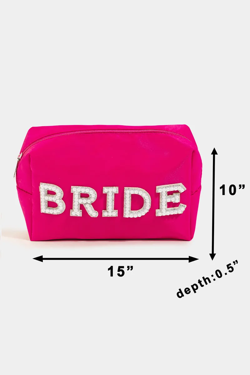 Bride Print Cosmetic Bag