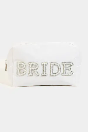 Bride Print Cosmetic Bag