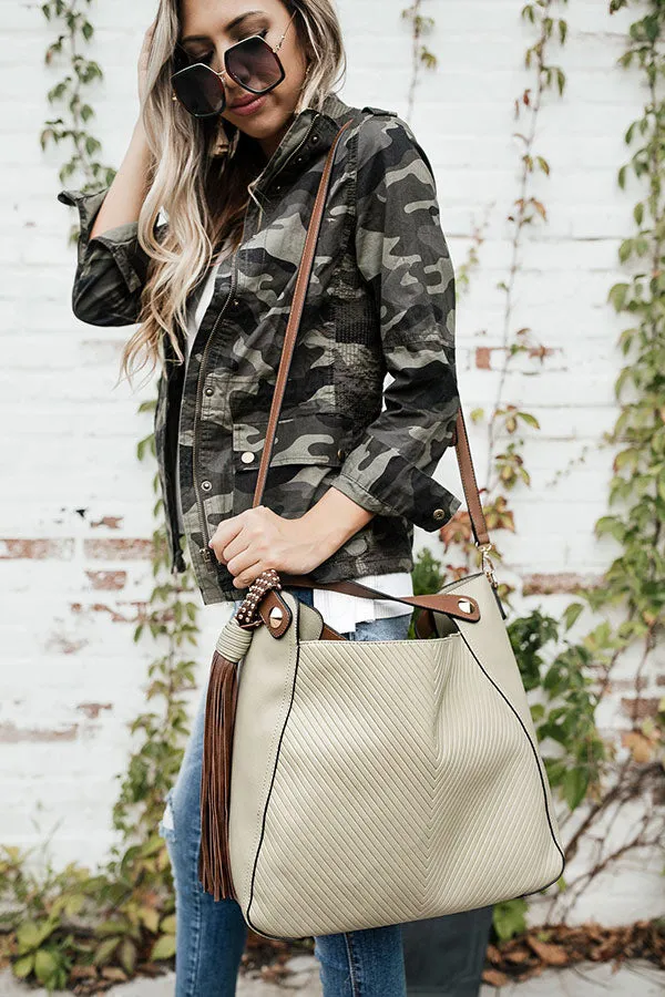 Brooklyn Brunch Tassel Bag In Pear