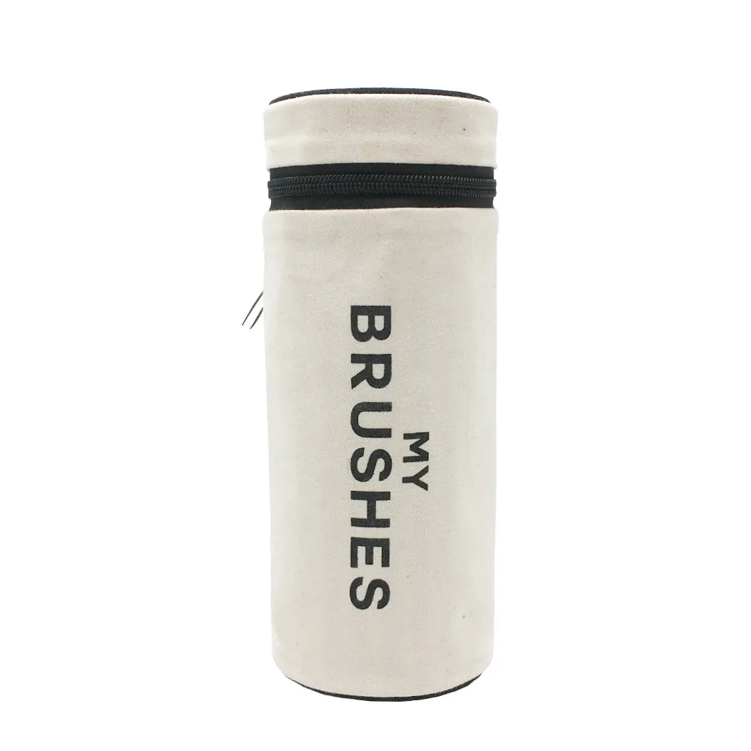 Brushes, Cylinder Case, Cream