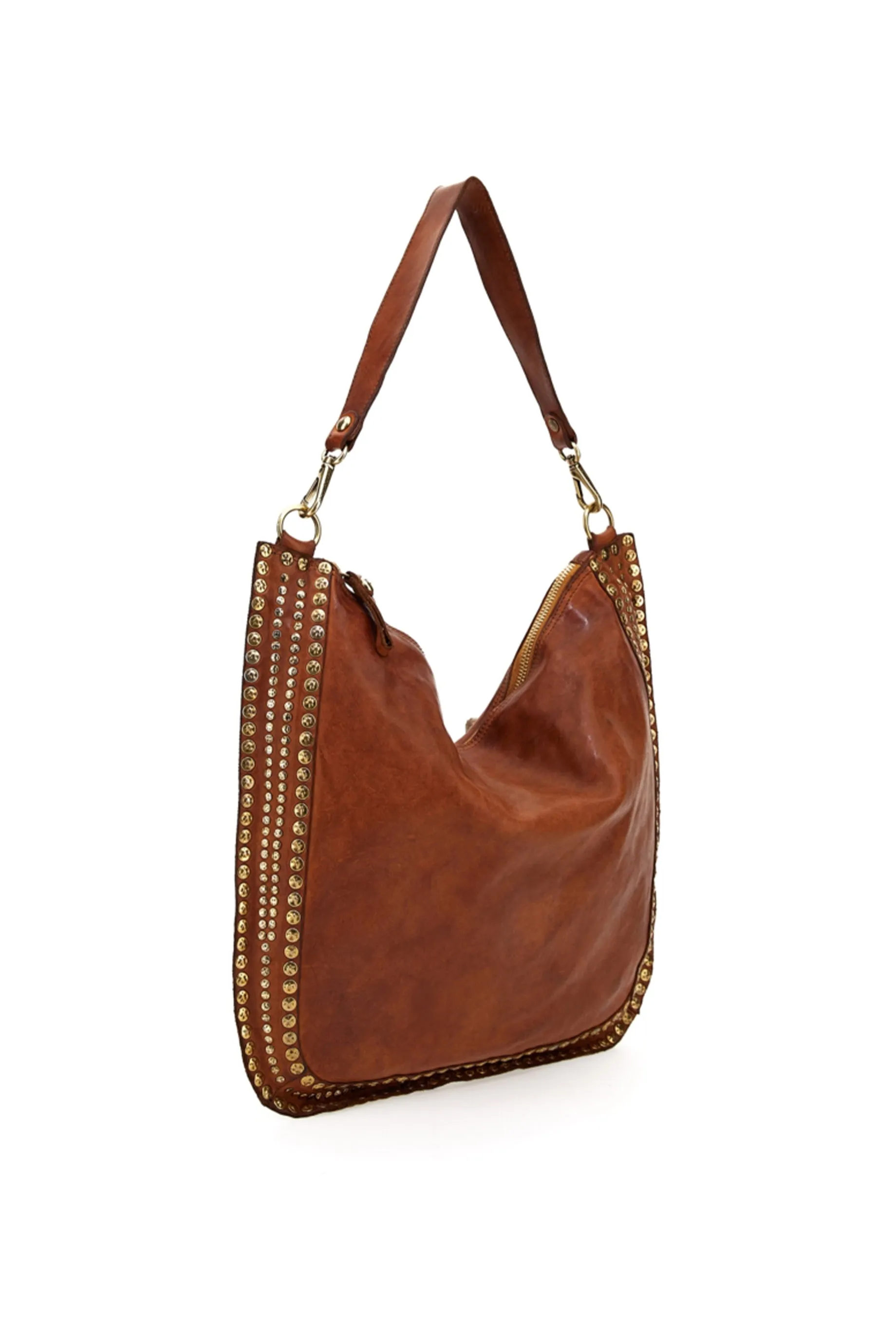 Campomaggi Studded Bag - Cognac