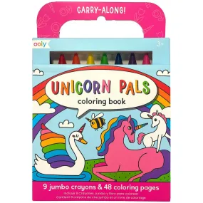 Carry Along Unicorn Pals Coloring Book and Crayon Set