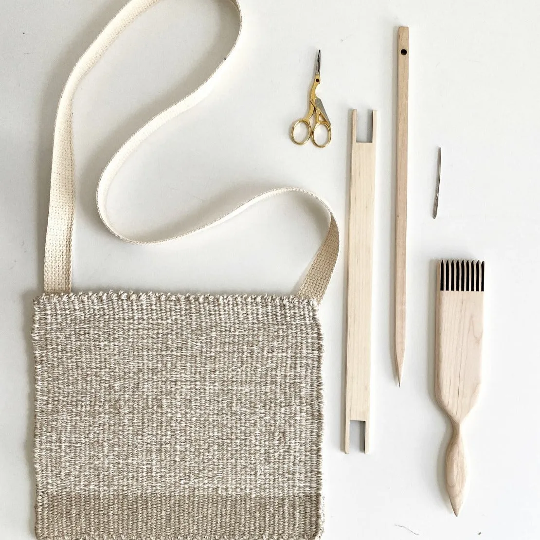 Clara Crossbody Bag - Introduction To Loom Weaving