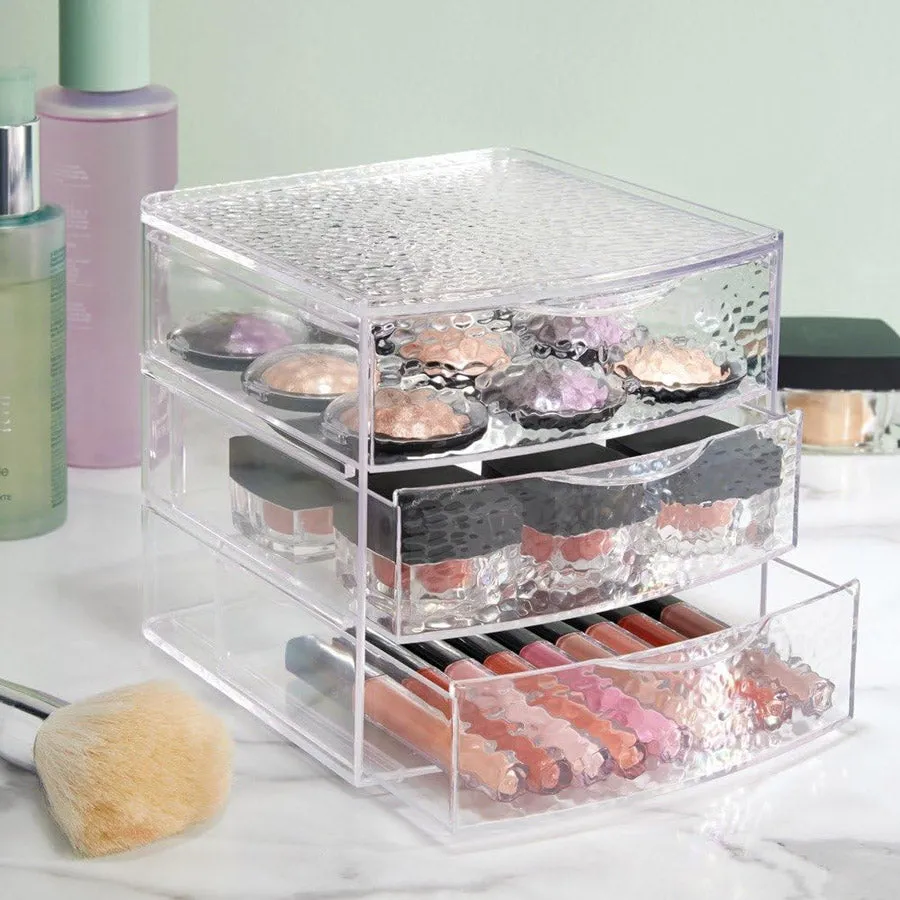 Clear Cosmetic Organizer with Drawers