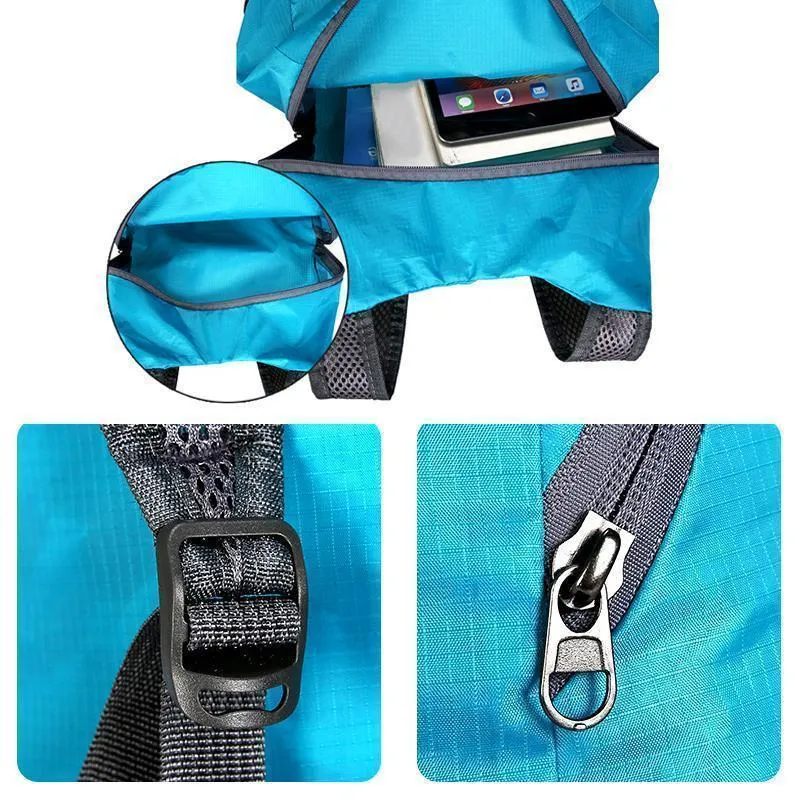 Collapsible travel bag | practical backpack in all weathers