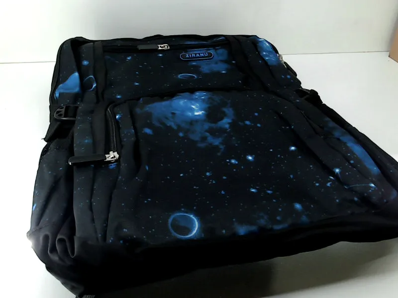 Cosmic Black and Blue School Backpack for Juniors No Size