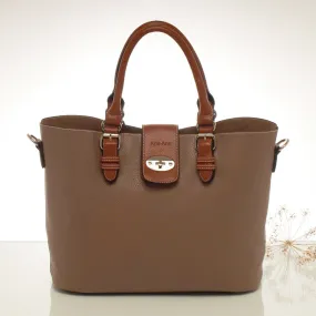 Cosmopolitan Tote/Clutch - Taupe