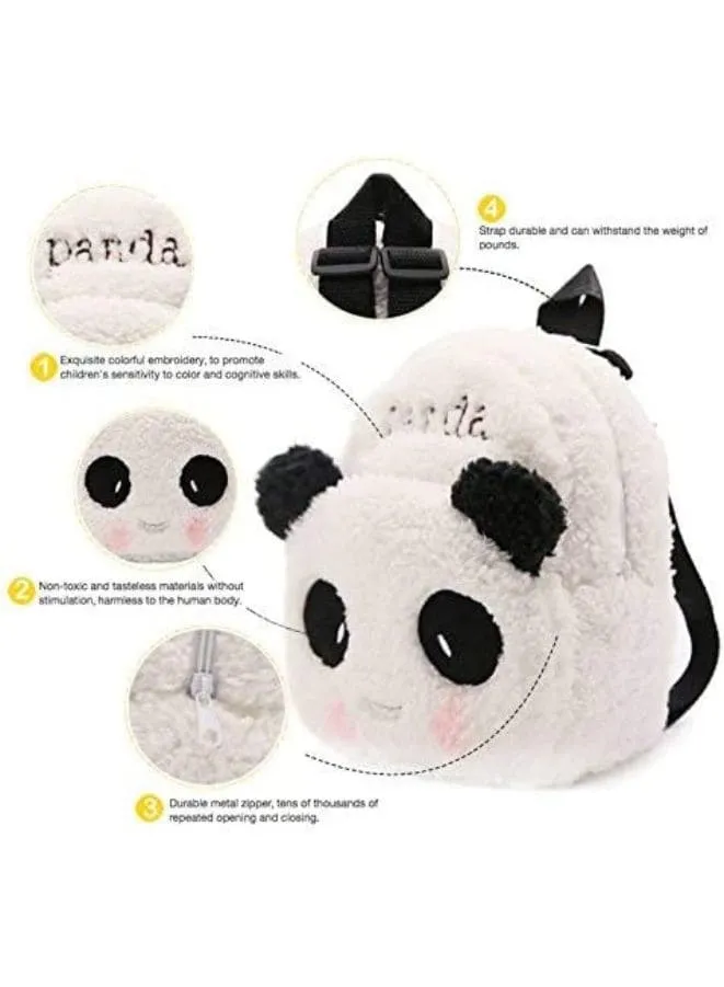 Cute Plush Kids Backpack for School or Kindergarten, Panda