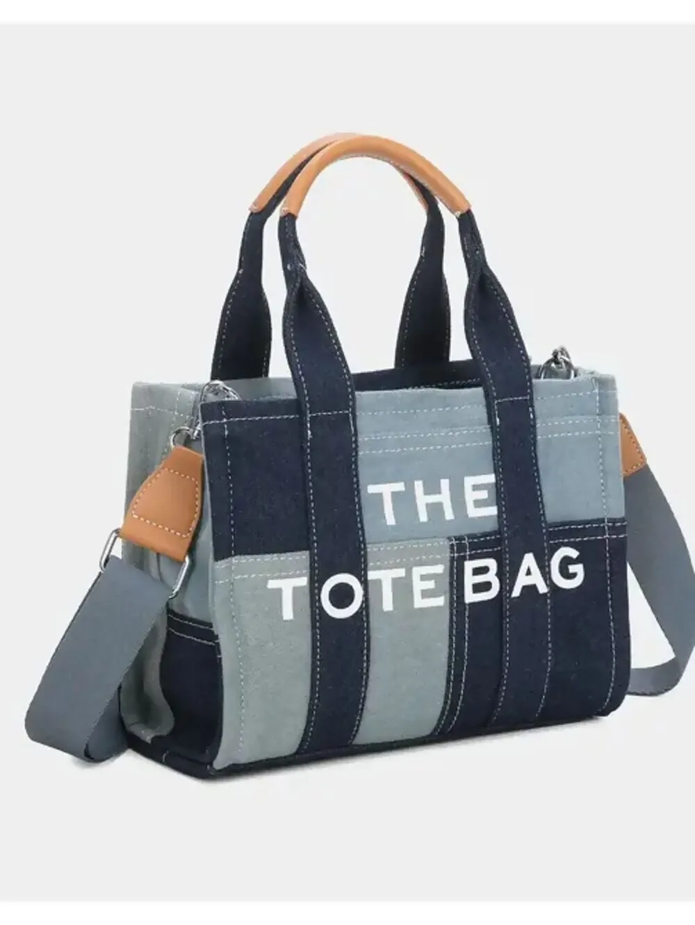 DENIM BLUE TOTE BAG