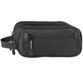 Derek Alexander Nylon Toiletry Bag Two Top Zip