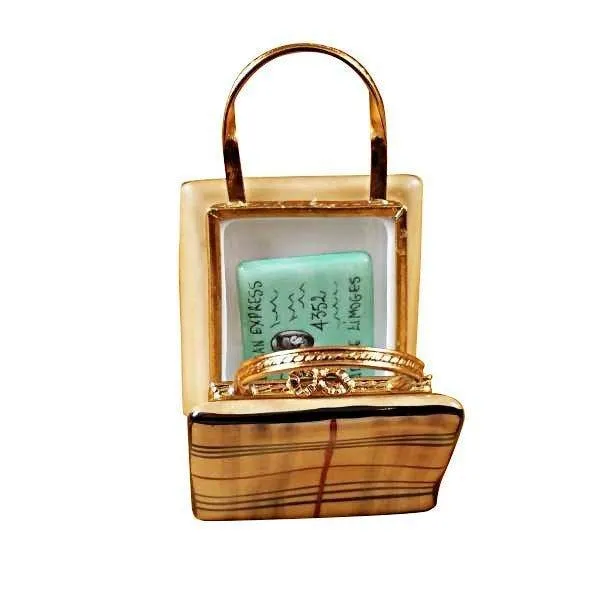 Designer Shopping Bag with Credit Card