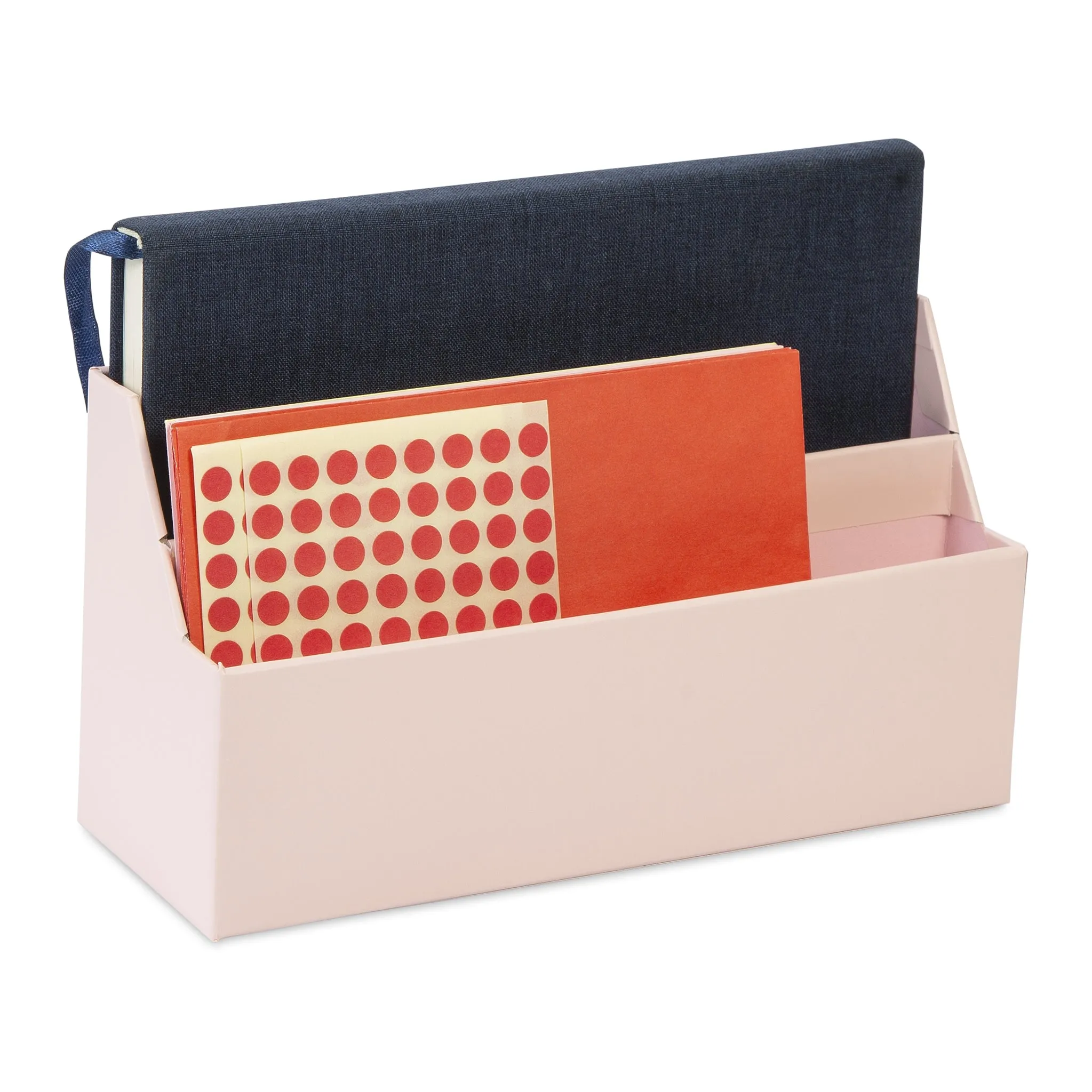 Desk Organiser Set - Pink - 4 Pcs