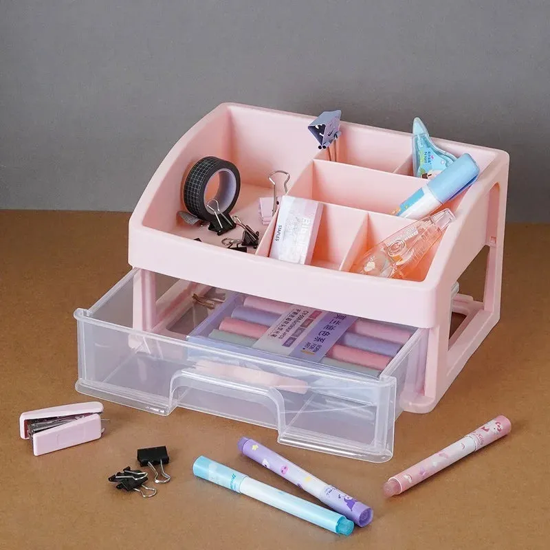 Desktop Makeup and Stationery Storage Box