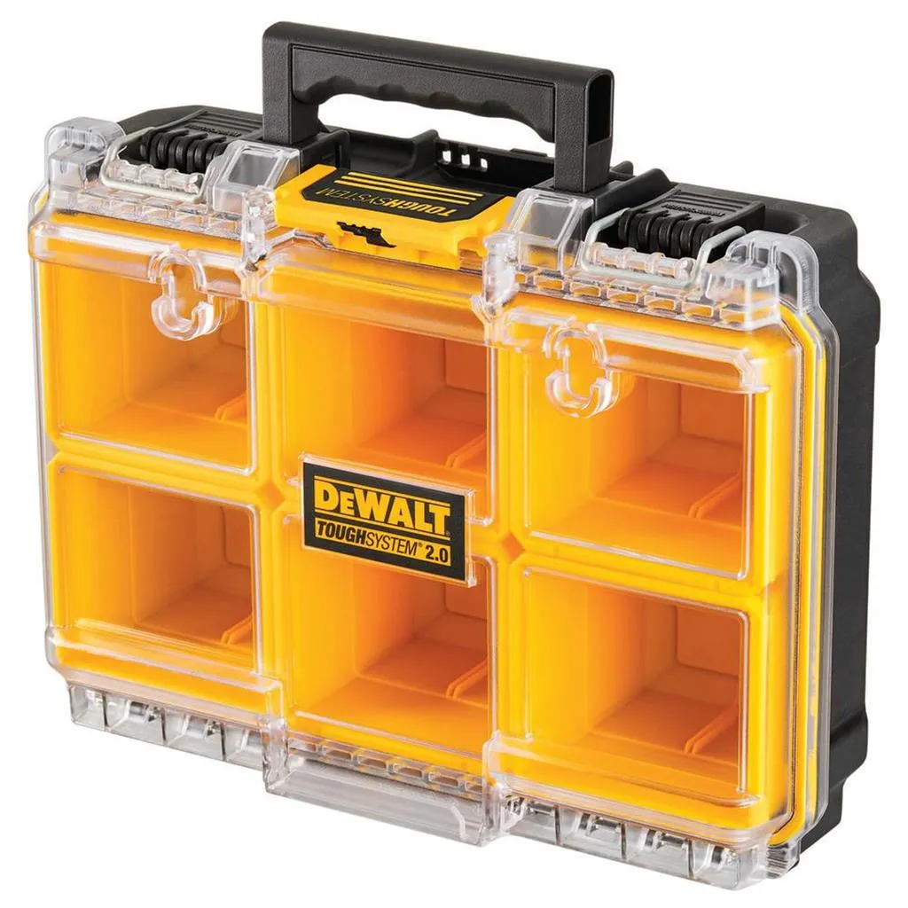 DEWALT DWST08020 ToughSystem 2.0 6-Compartment Deep Compact Organizer