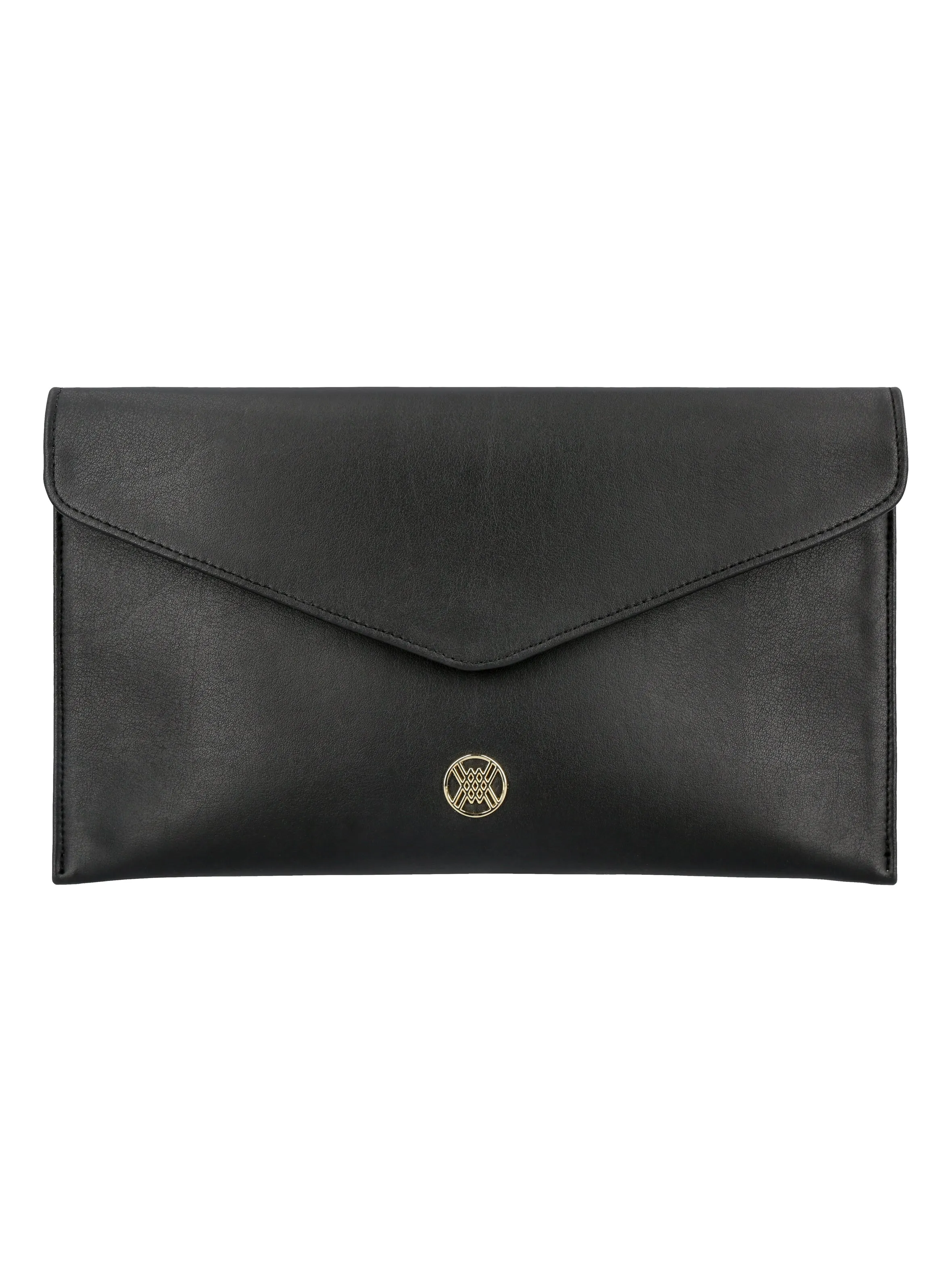 DIRAN vegan leather envelope bag - Black