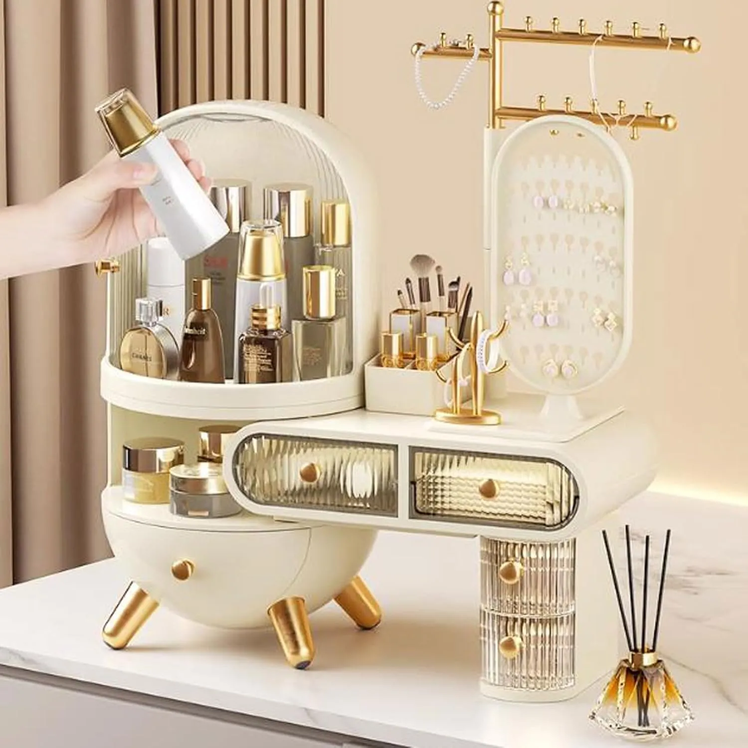 Dressing Case Makeup Organizer