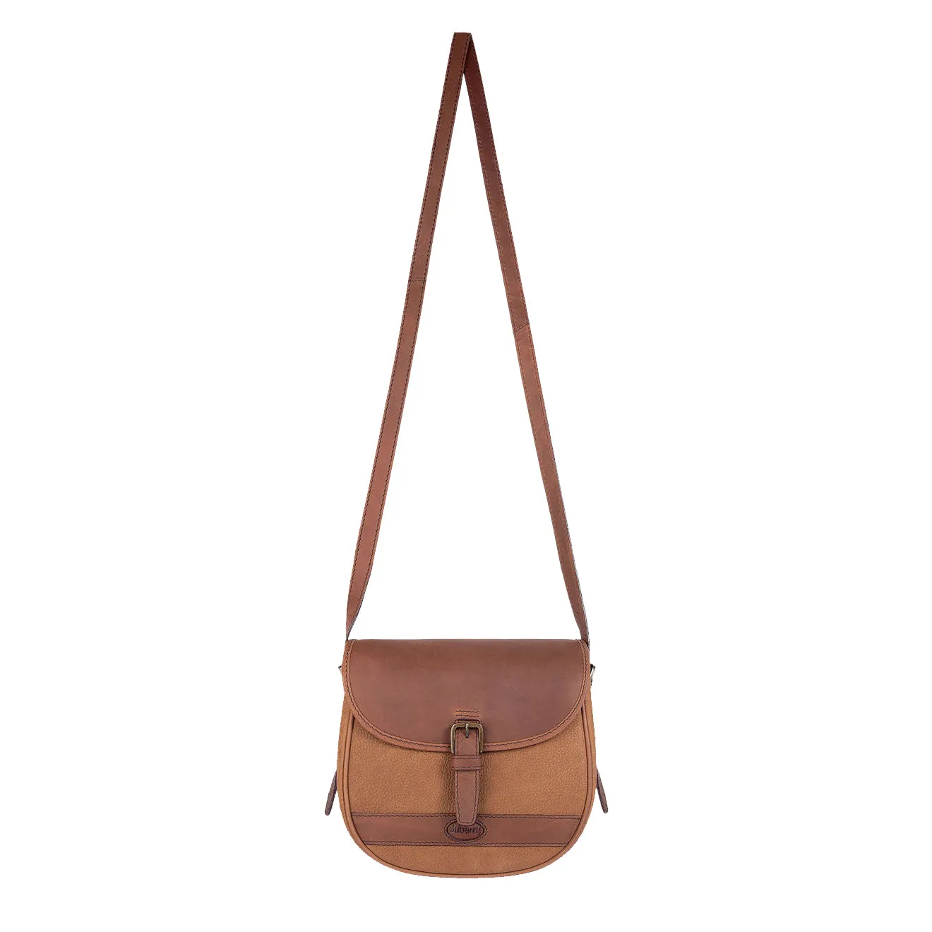 Dubarry Clara Leather Saddle Bag Brown