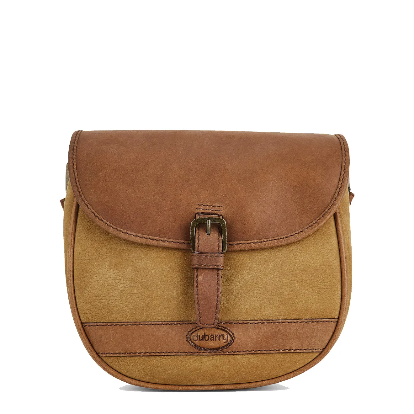 Dubarry Clara Leather Saddle Bag Brown