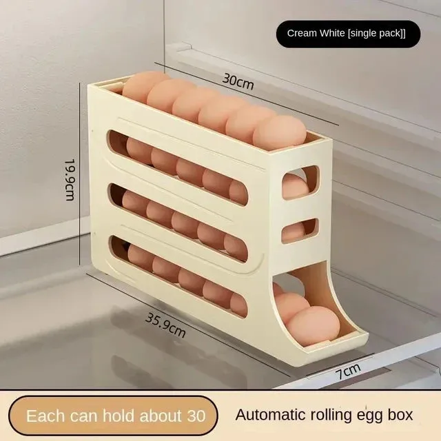 Eggs Dispenser Fridge Organizer Rack