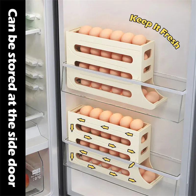 Eggs Dispenser Fridge Organizer Rack