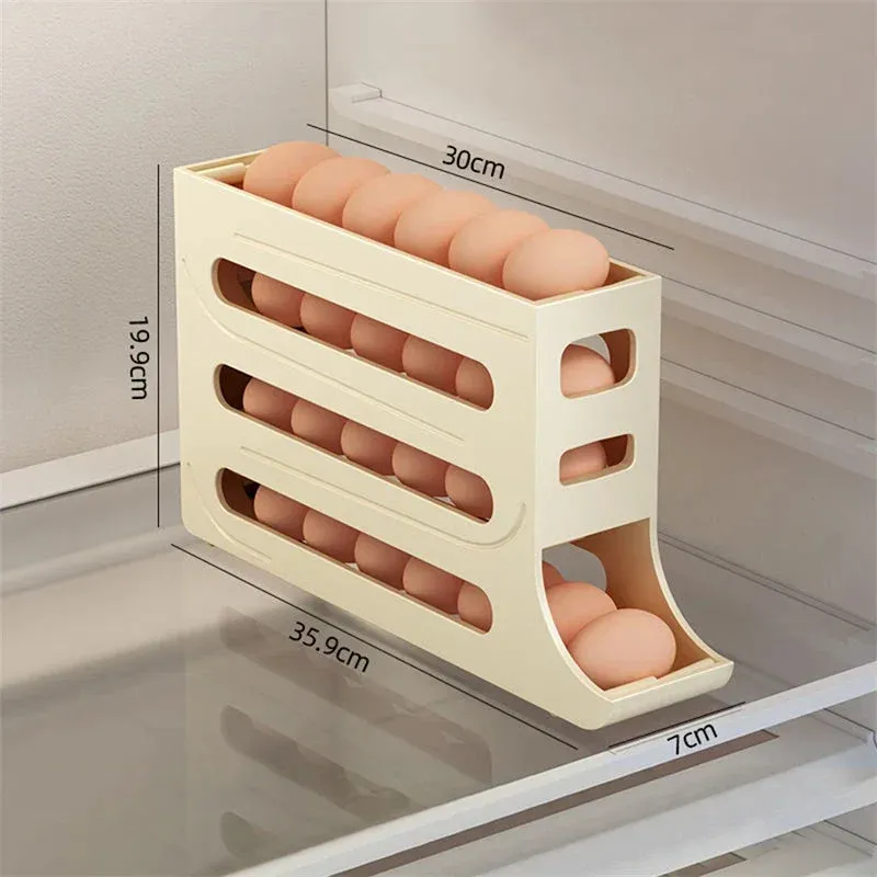 Eggs Dispenser Fridge Organizer Rack