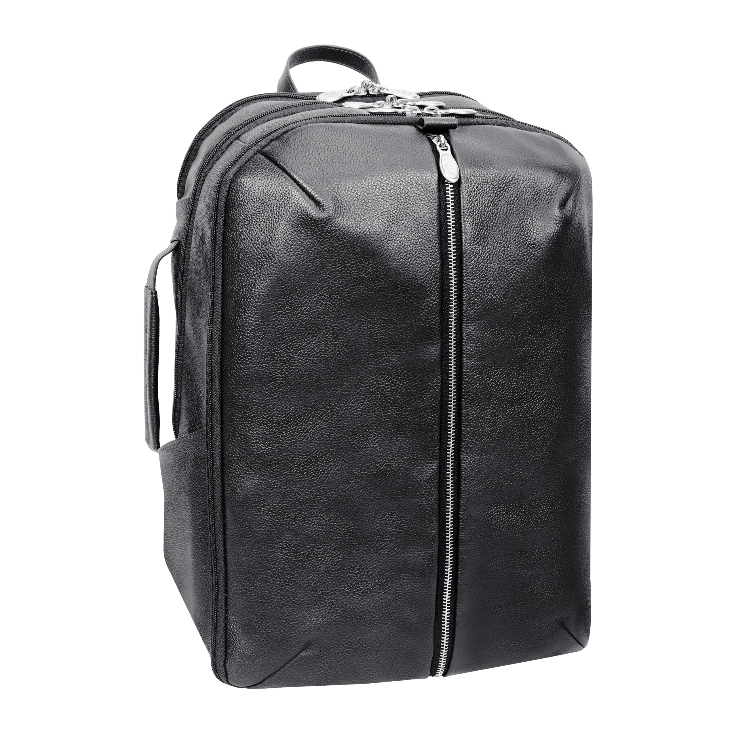 ENGLEWOOD | 17” Leather Carry-All Weekend Laptop Backpack