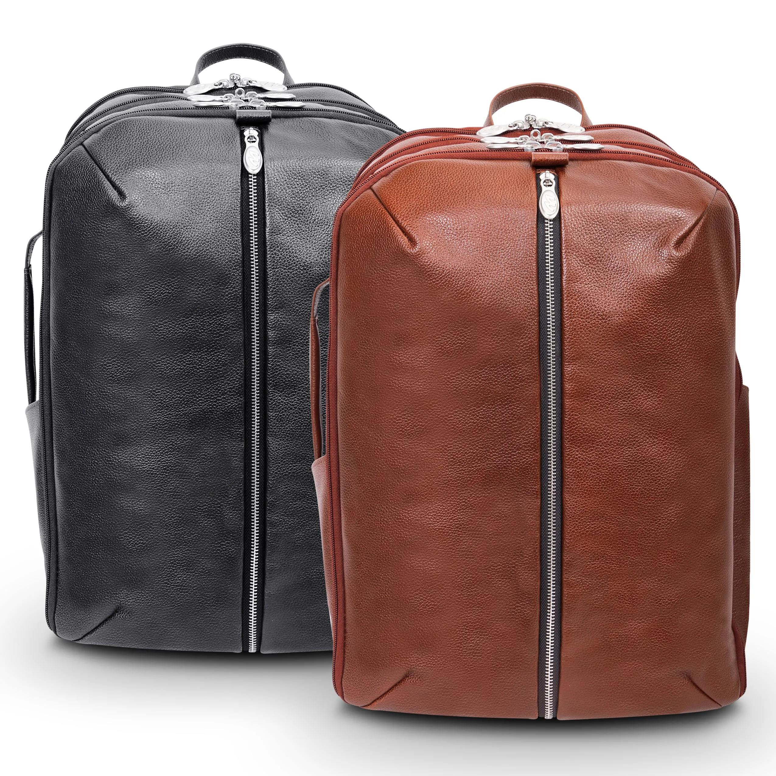 ENGLEWOOD | 17” Leather Carry-All Weekend Laptop Backpack