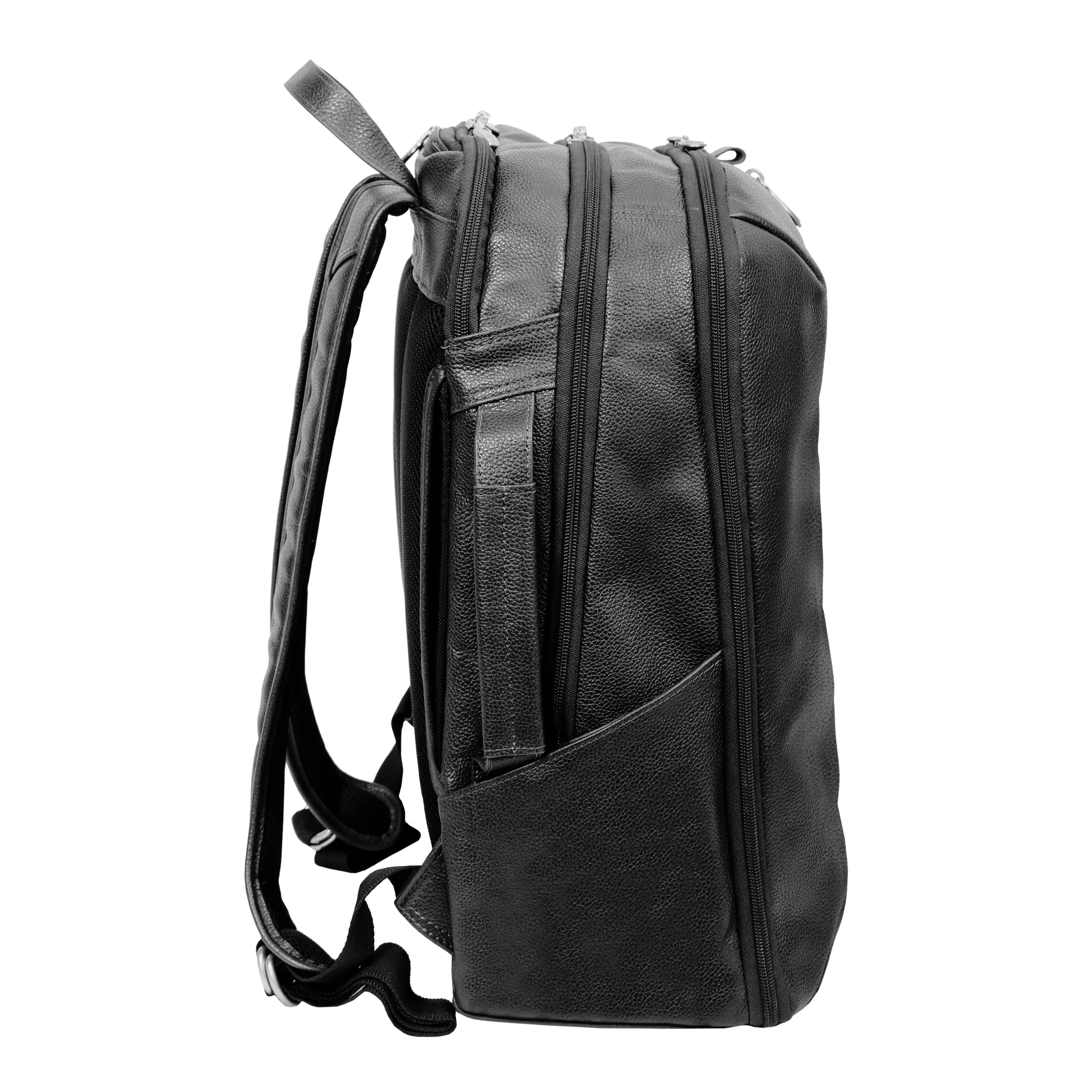 ENGLEWOOD | 17” Leather Carry-All Weekend Laptop Backpack