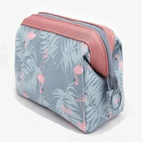 Fashionable Ladies' Toiletry Storage Bag With Animal Flamingo Pattern For Travel