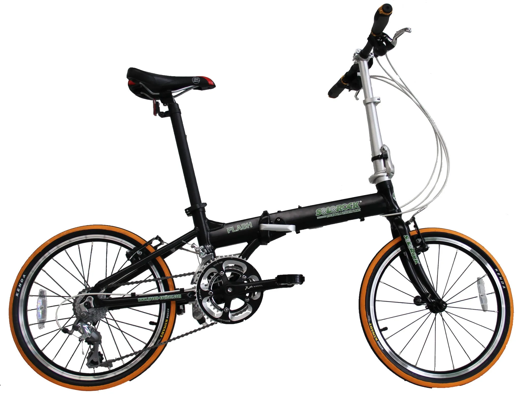 Flash - SOLOROCK 20" 18 Speed Aluminum Folding Bike