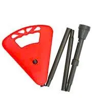 Flipstick: Foldable, Adjustable Seat Cane   Bag