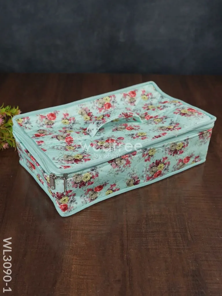 Floral Printed Jewel Organizer (14x8) - WL3090