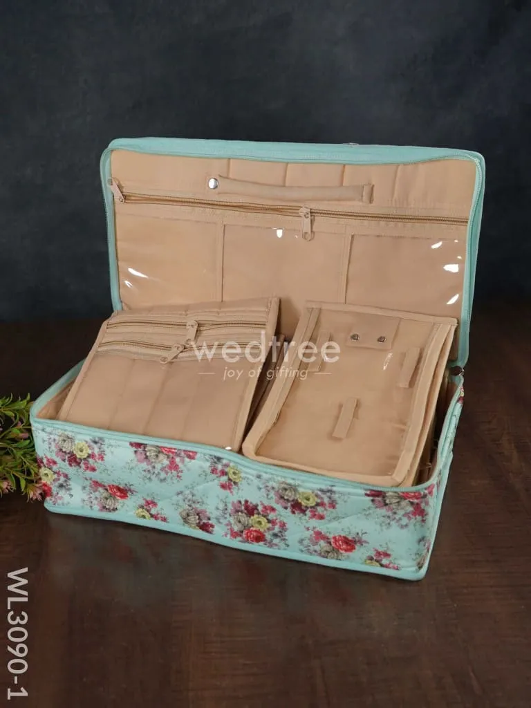 Floral Printed Jewel Organizer (14x8) - WL3090