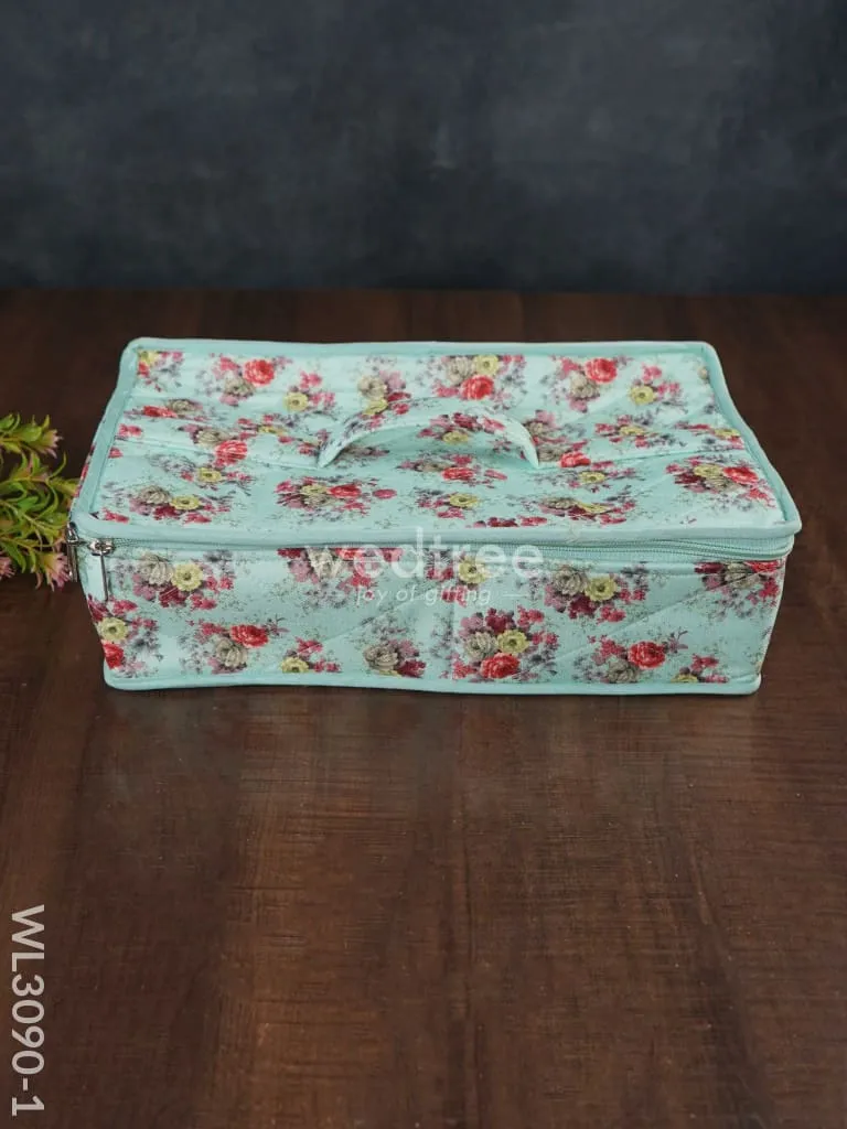 Floral Printed Jewel Organizer (14x8) - WL3090