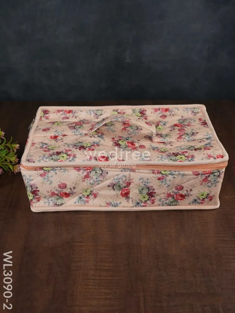 Floral Printed Jewel Organizer (14x8) - WL3090