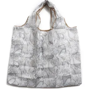 Foldable Bag Jackie Seashells Grey