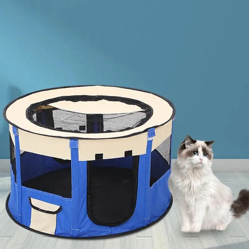 Foldable Closed Tent For Pet Dogs And Cats