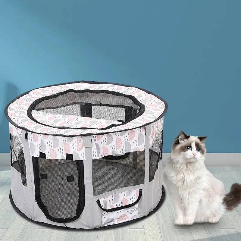 Foldable Closed Tent For Pet Dogs And Cats