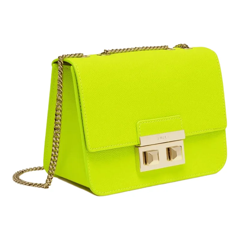 Furla Bella Mini Crossbody Bag - Neon Yellow