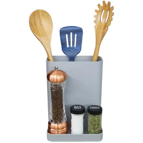 Gray Utensil & Spice Caddy