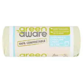 Green Aware Compostable Food Waste Bag | 12L