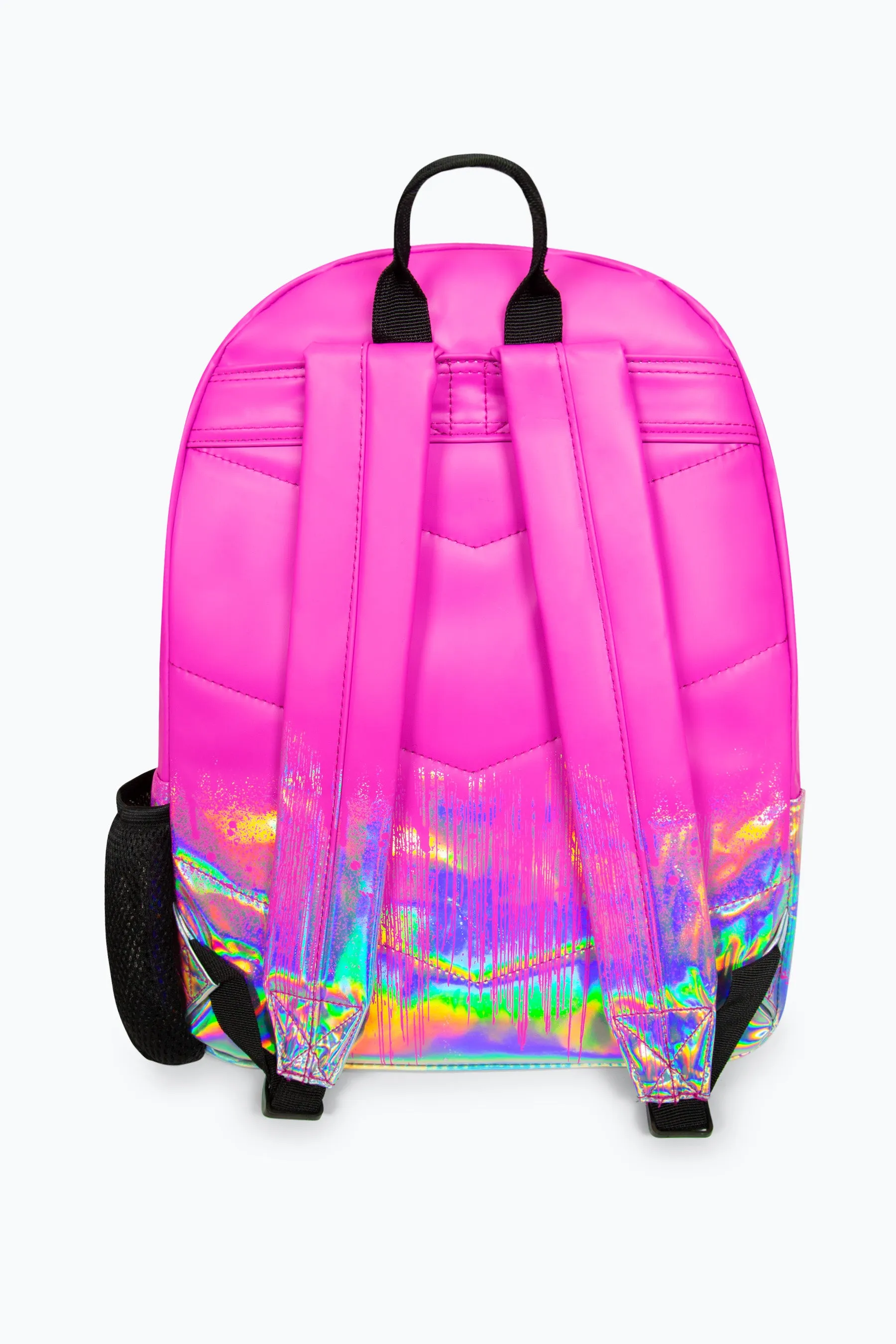 Hype Girls Iconic Holo Drips Pink Backpack