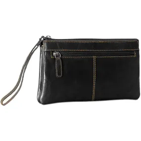 Jack Georges Voyager Zippered Wristlet Clutch 7723