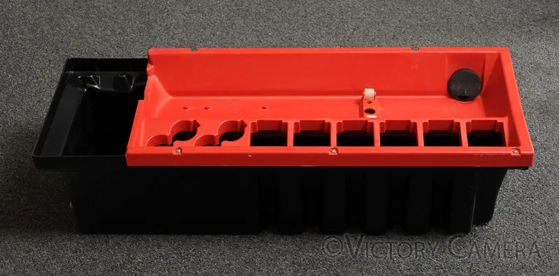 Jobo CPA 2 / CPP2 Film Processor Base / Tub w/ Red Cover   Rollers