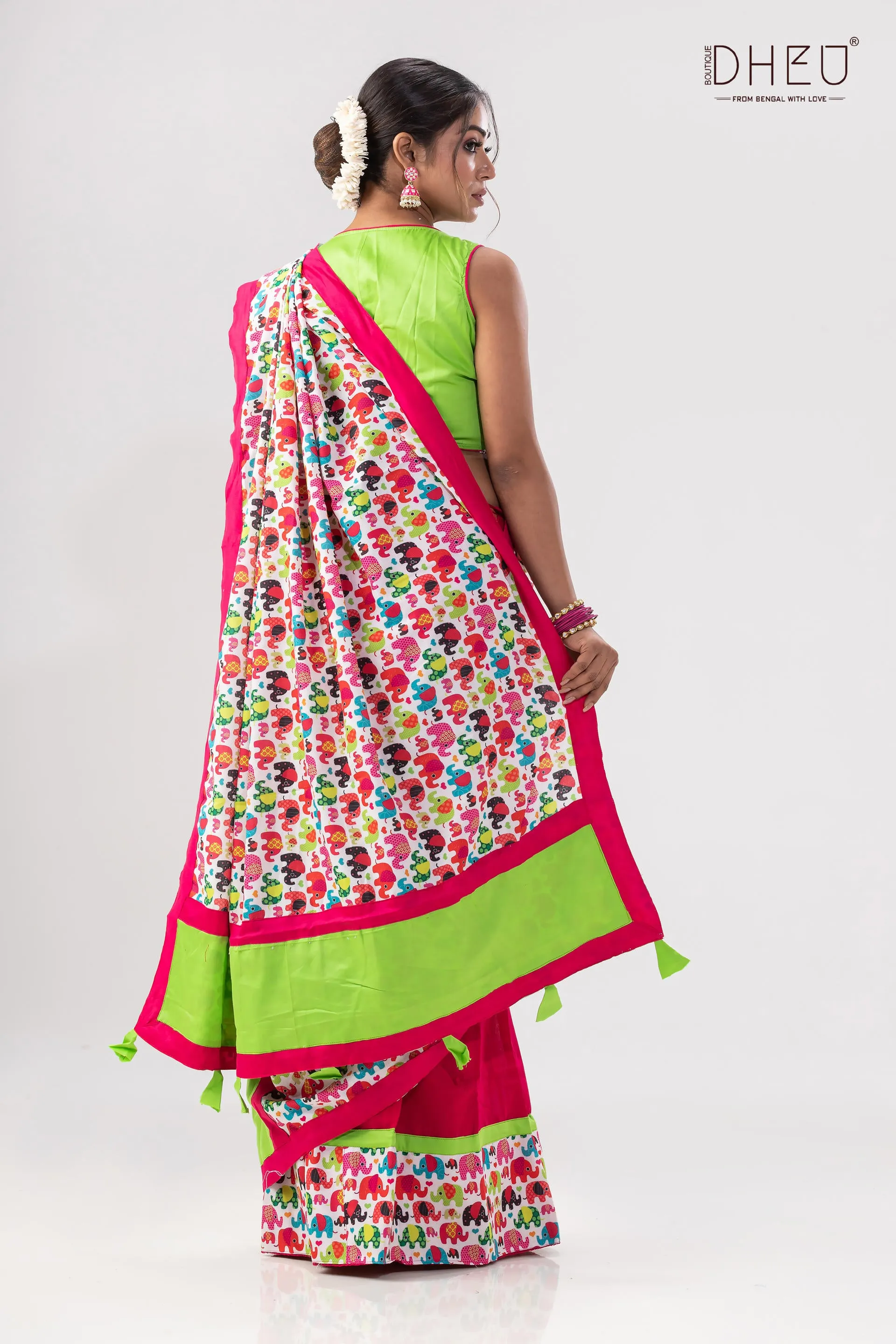 Kacher Manush -Designer Mekhela Sador