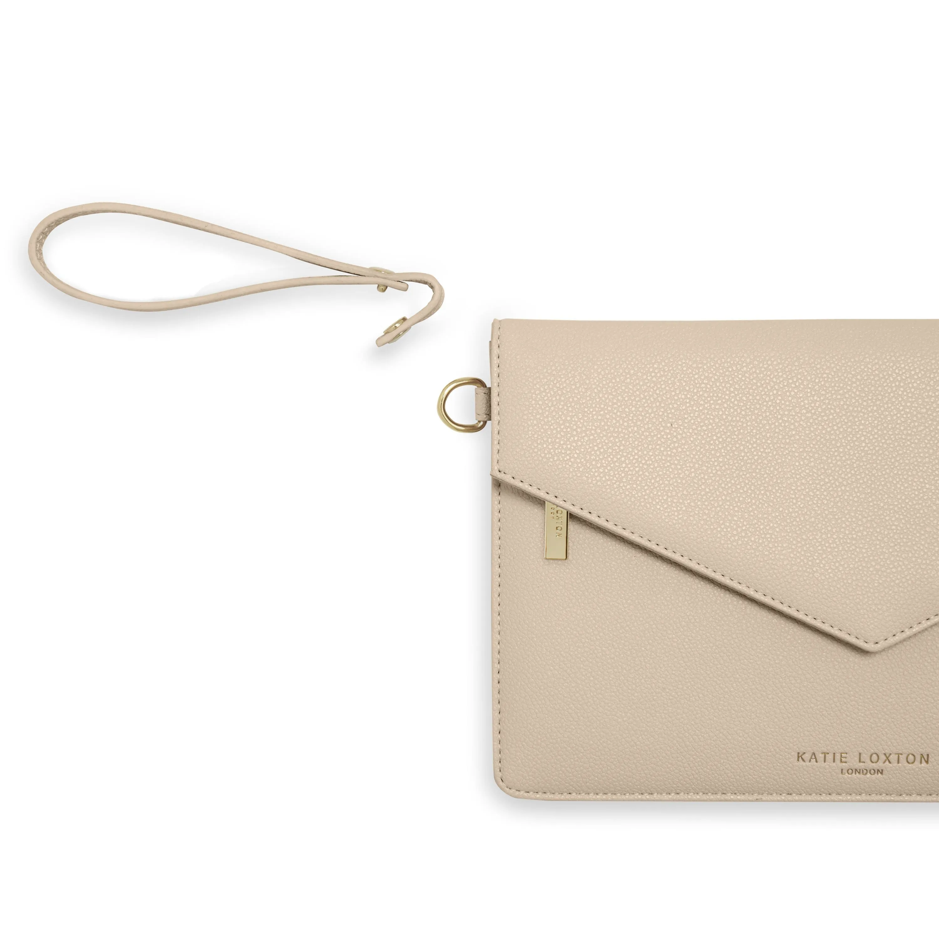 Katie Loxton Esme Envelope Nude Pink Clutch Bag KLB797 S