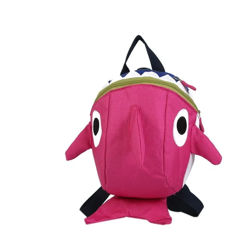 Kawaii Shark Plush Backpack - Kawaii Bag