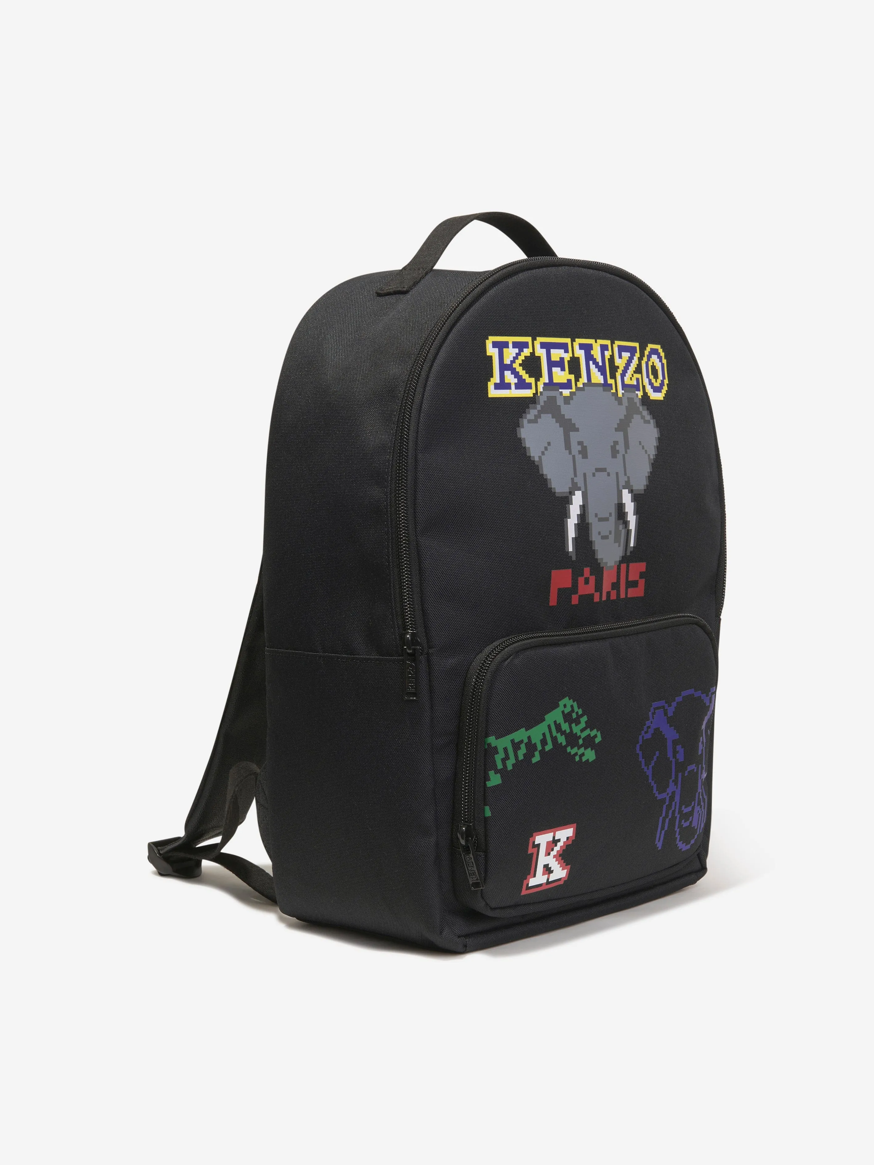 KENZO Kids Logo Backpack in Grey