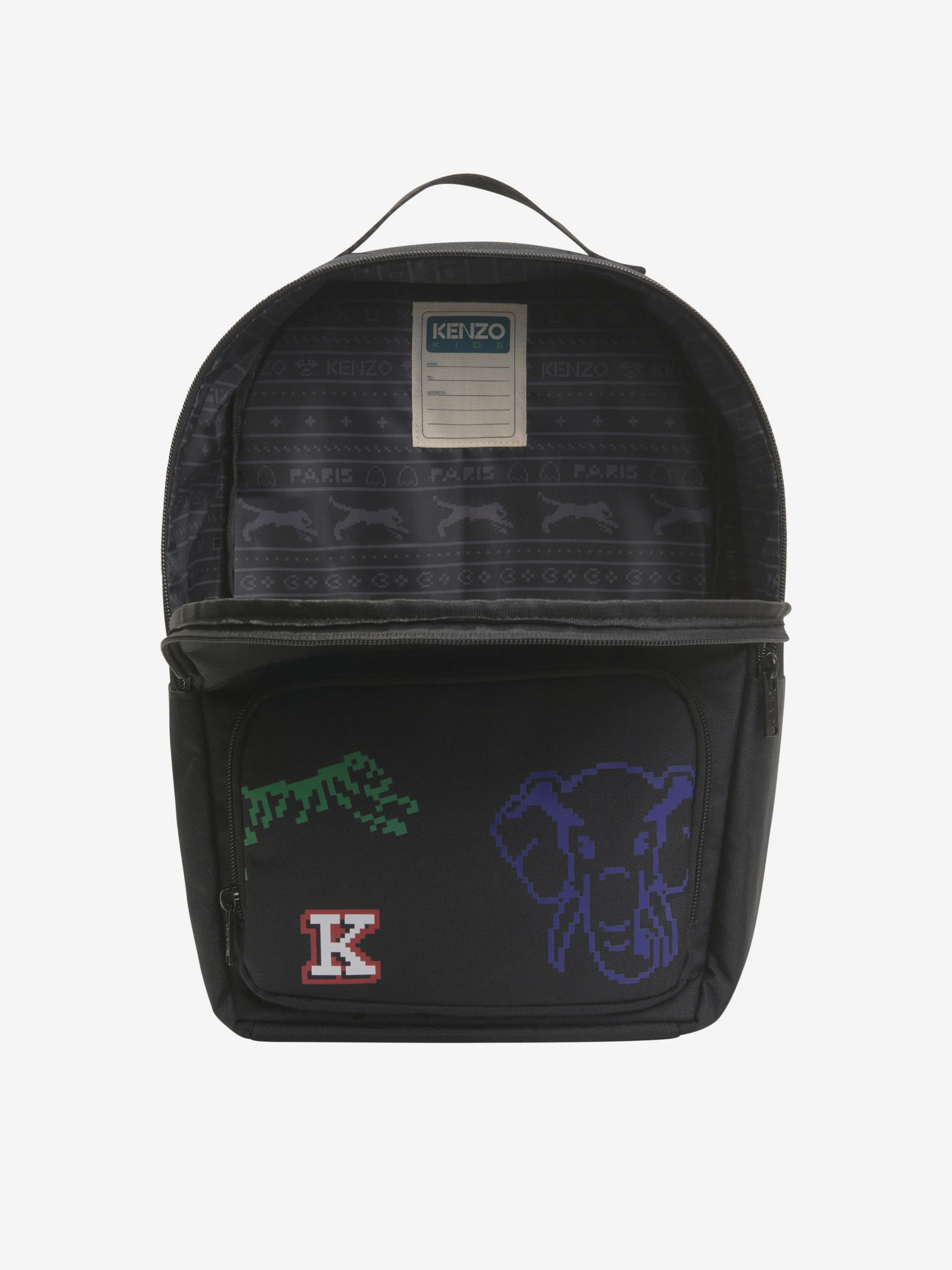 KENZO Kids Logo Backpack in Grey