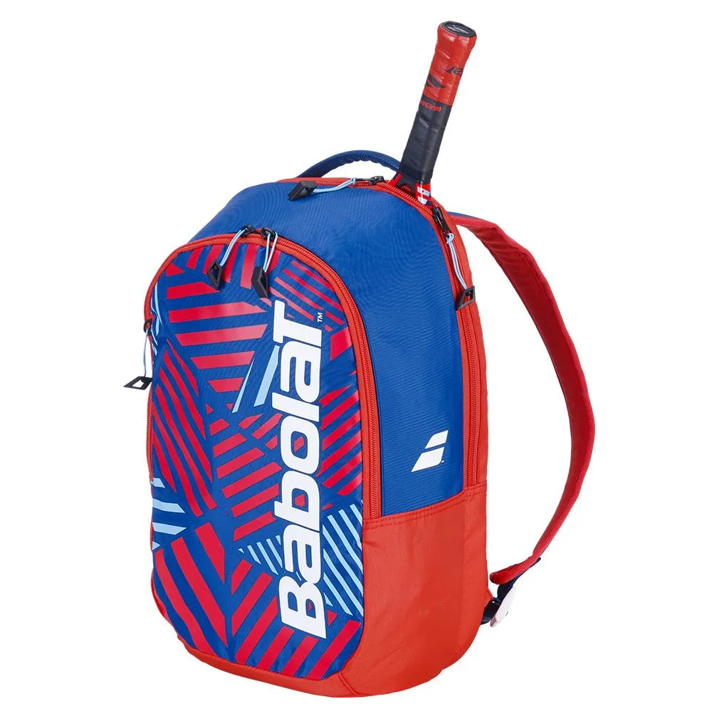 Kids' Tennis Backpack White and Red